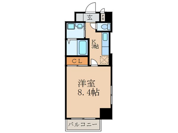 Ｎ２北九大前の物件間取画像